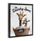 Stupell Industries Help Wanted Laundry Room Giraffes Floating Frame Design by Lettered and Lined